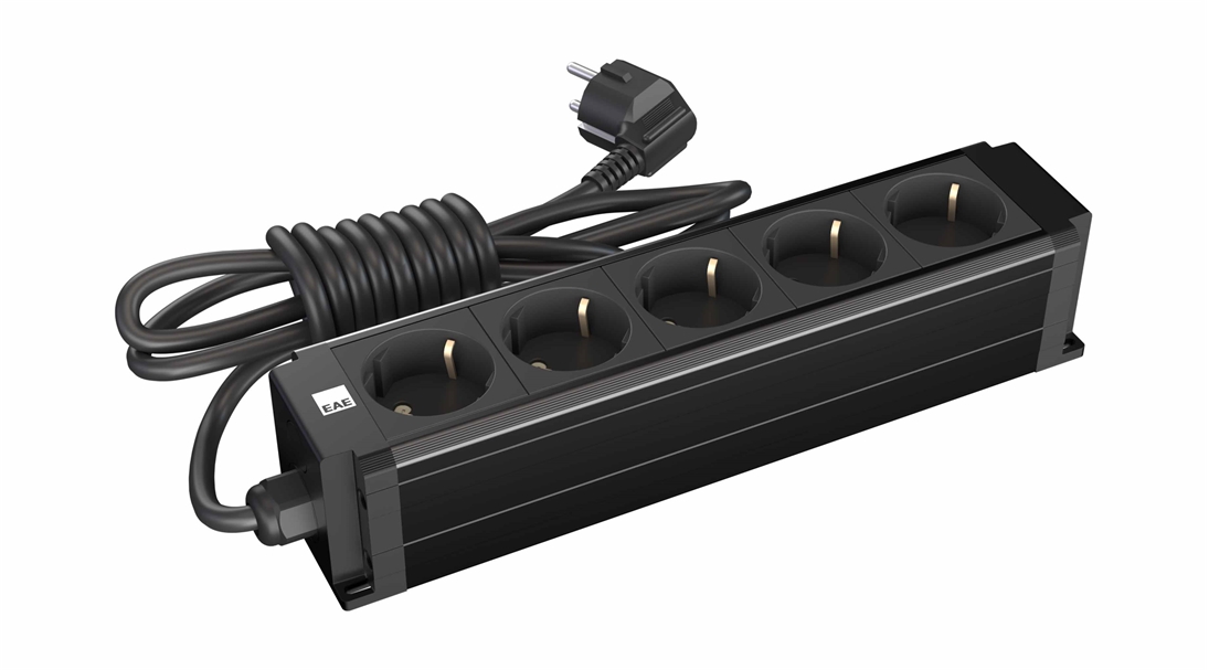 5 li Grup Priz Siyah (STDK-S5)