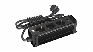 3 lü Grup Priz USB Şarjlı Siyah (STDK-S3U)