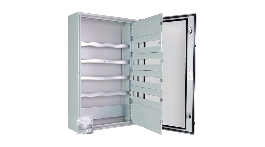 DBXC-96 Camlı Çift Kapaklı Dağıtım Panosu (80x80x25)