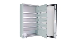 DBXC-96 Camlı Çift Kapaklı Dağıtım Panosu (80x80x25)