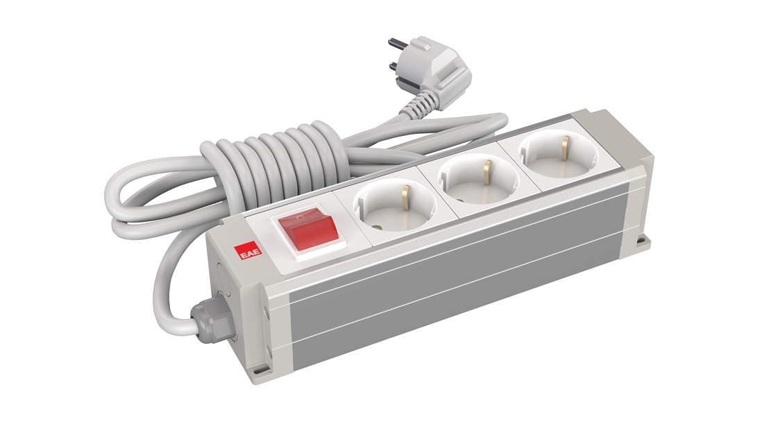 3 lü Grup Priz Butonlu Gri (STDK-G3B)